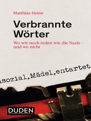 cover image of Verbrannte Wörter